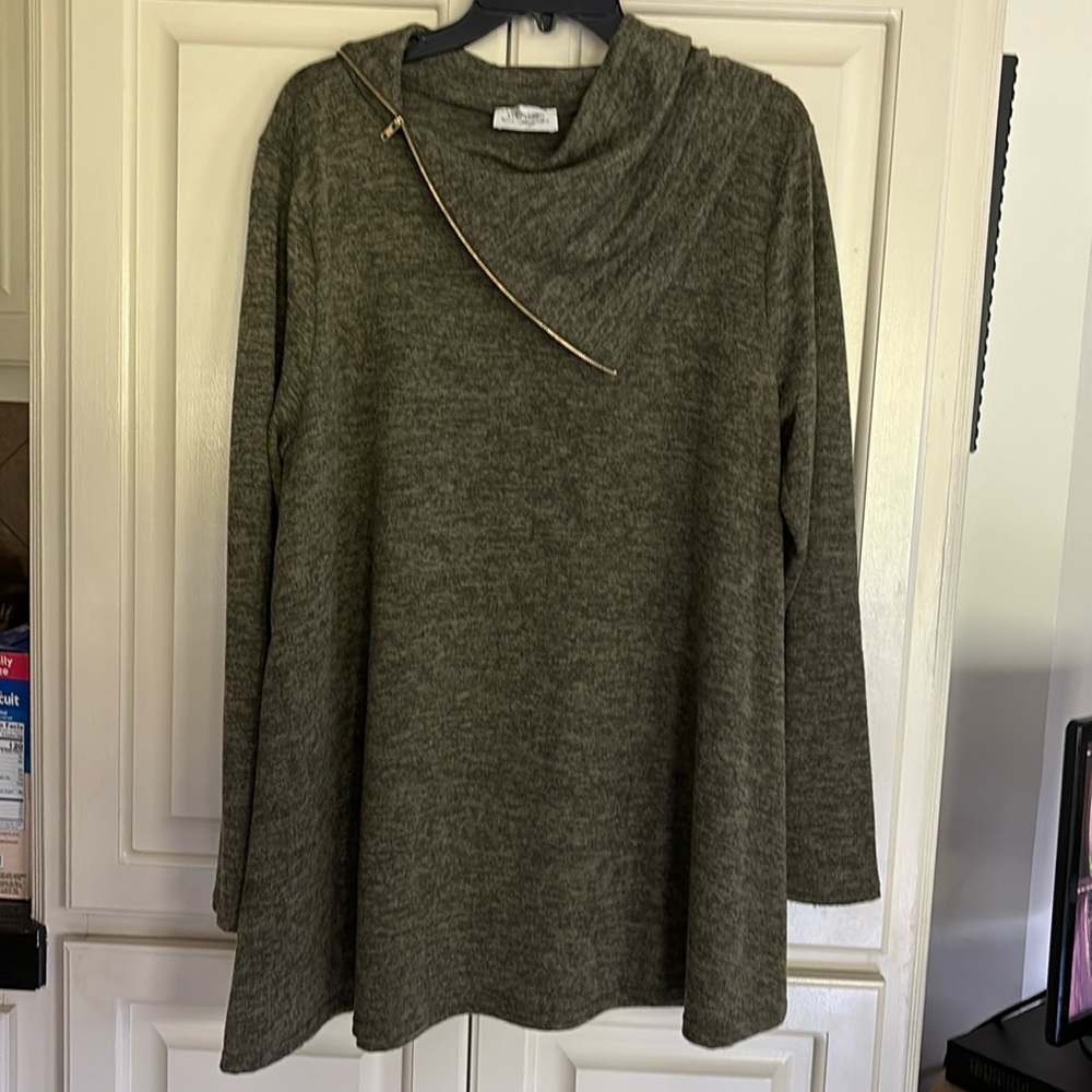 Olive Green Tunic Top